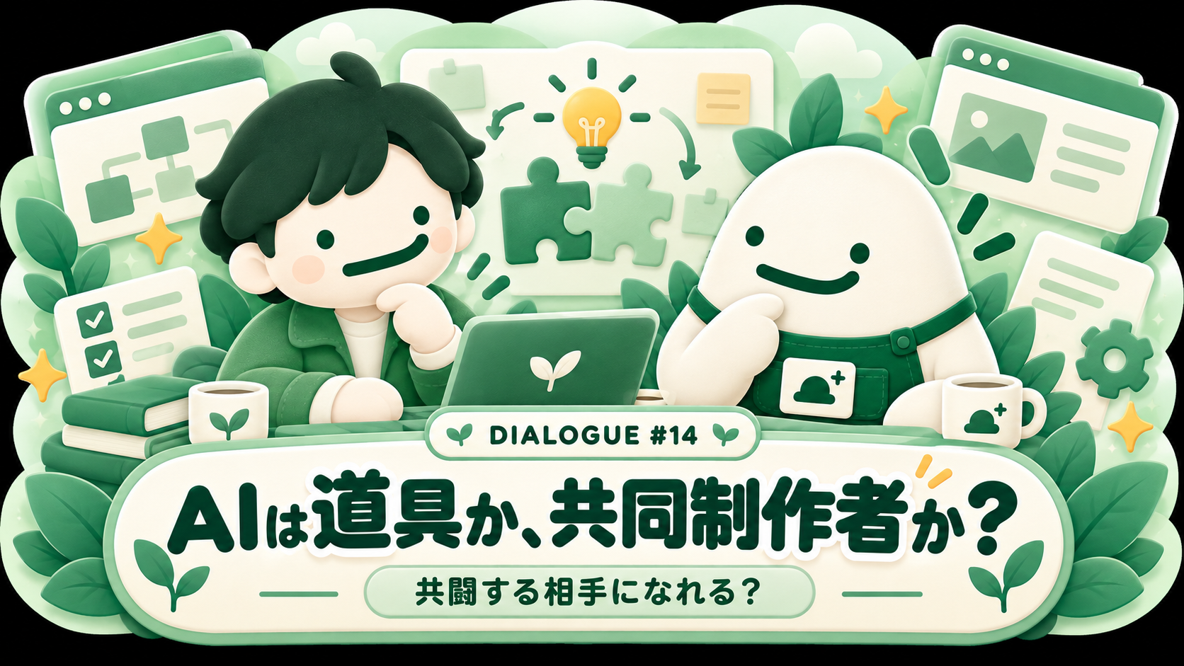 AIは道具か共同制作者か サムネイル