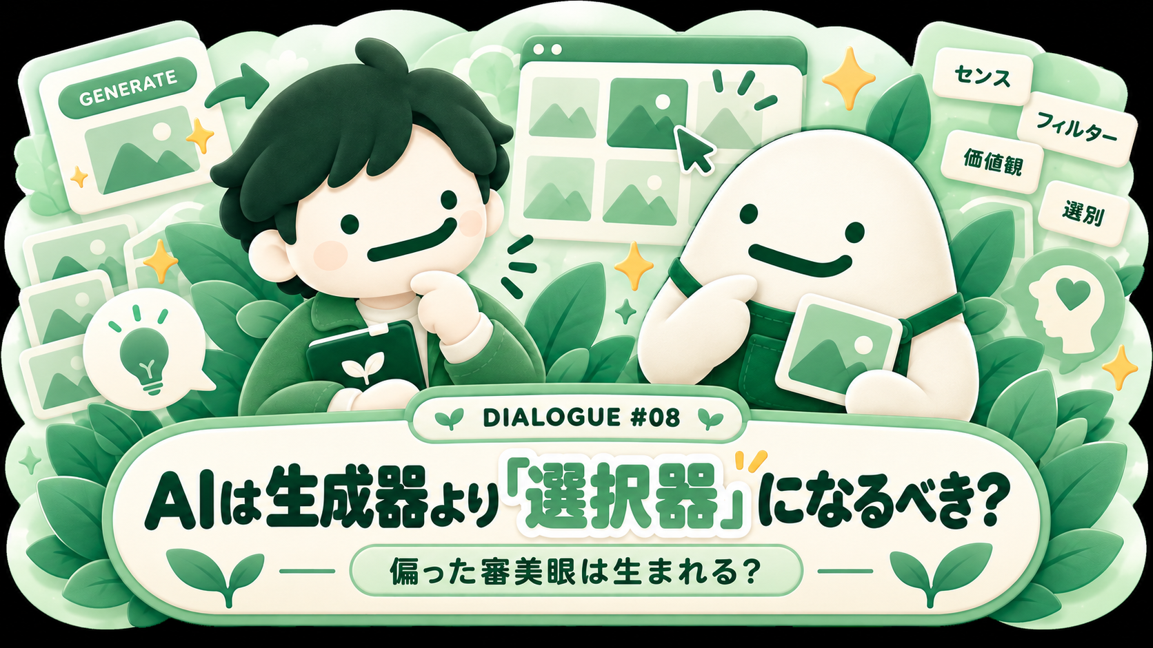 AIは生成器より選択器になるべき サムネイル