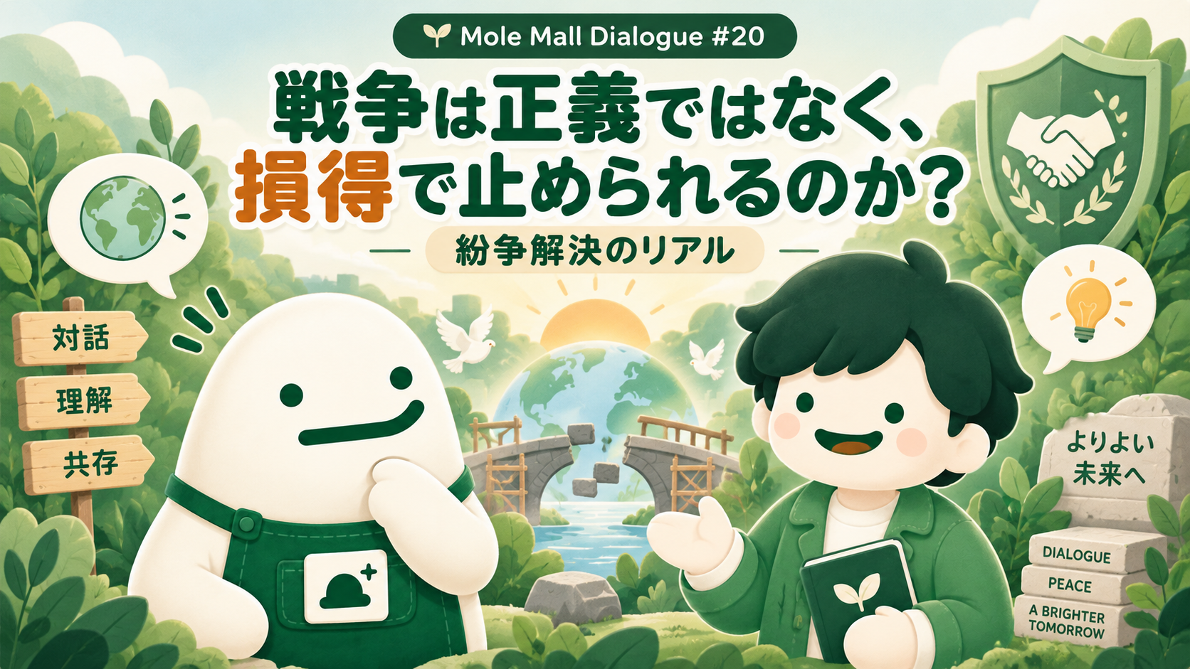 戦争は正義ではなく損得で止められるのか サムネイル