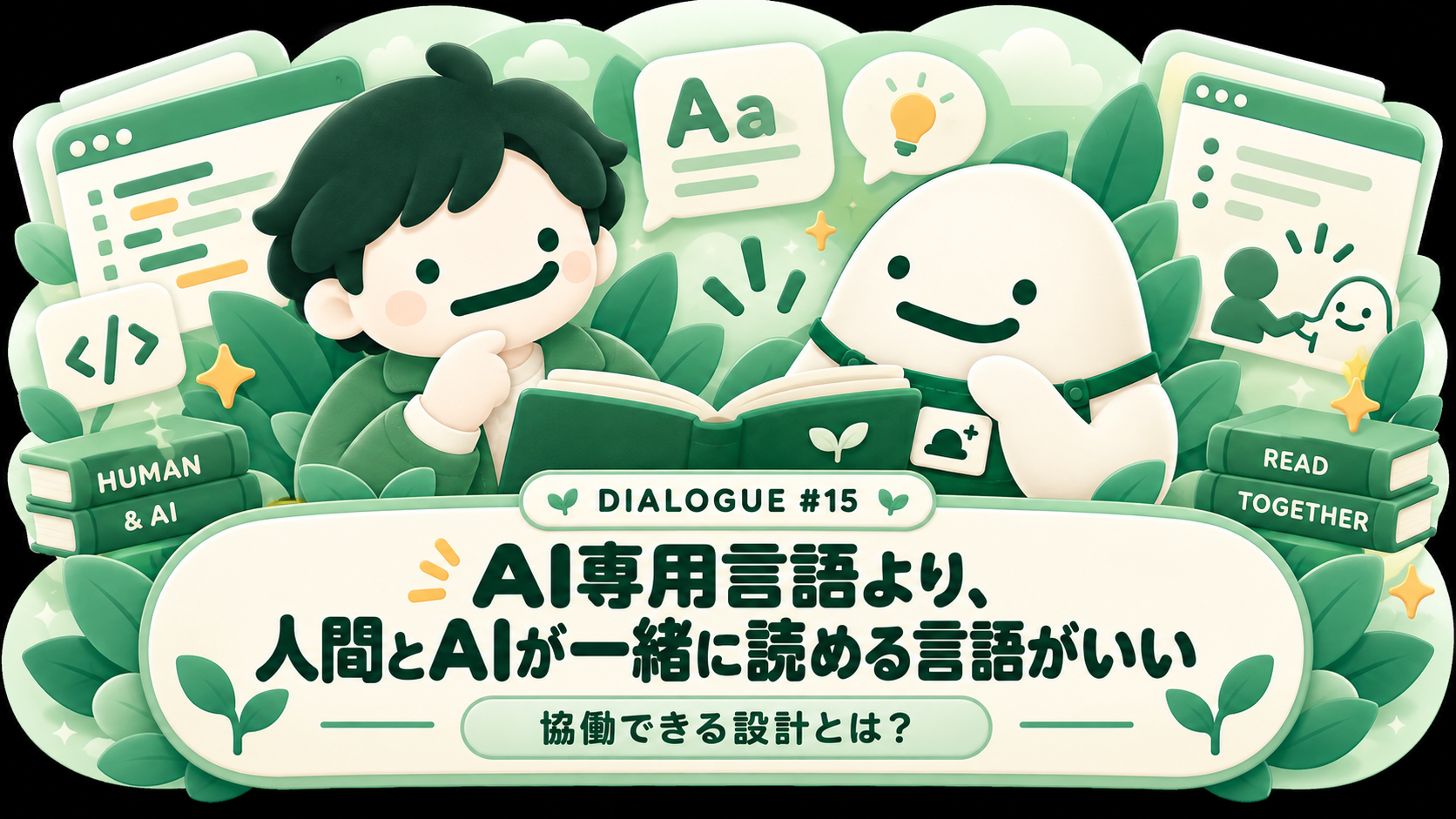 人間とAIが一緒に読める言語 サムネイル
