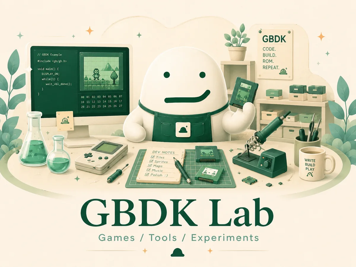 GBDK Labの開発工房ビジュアル