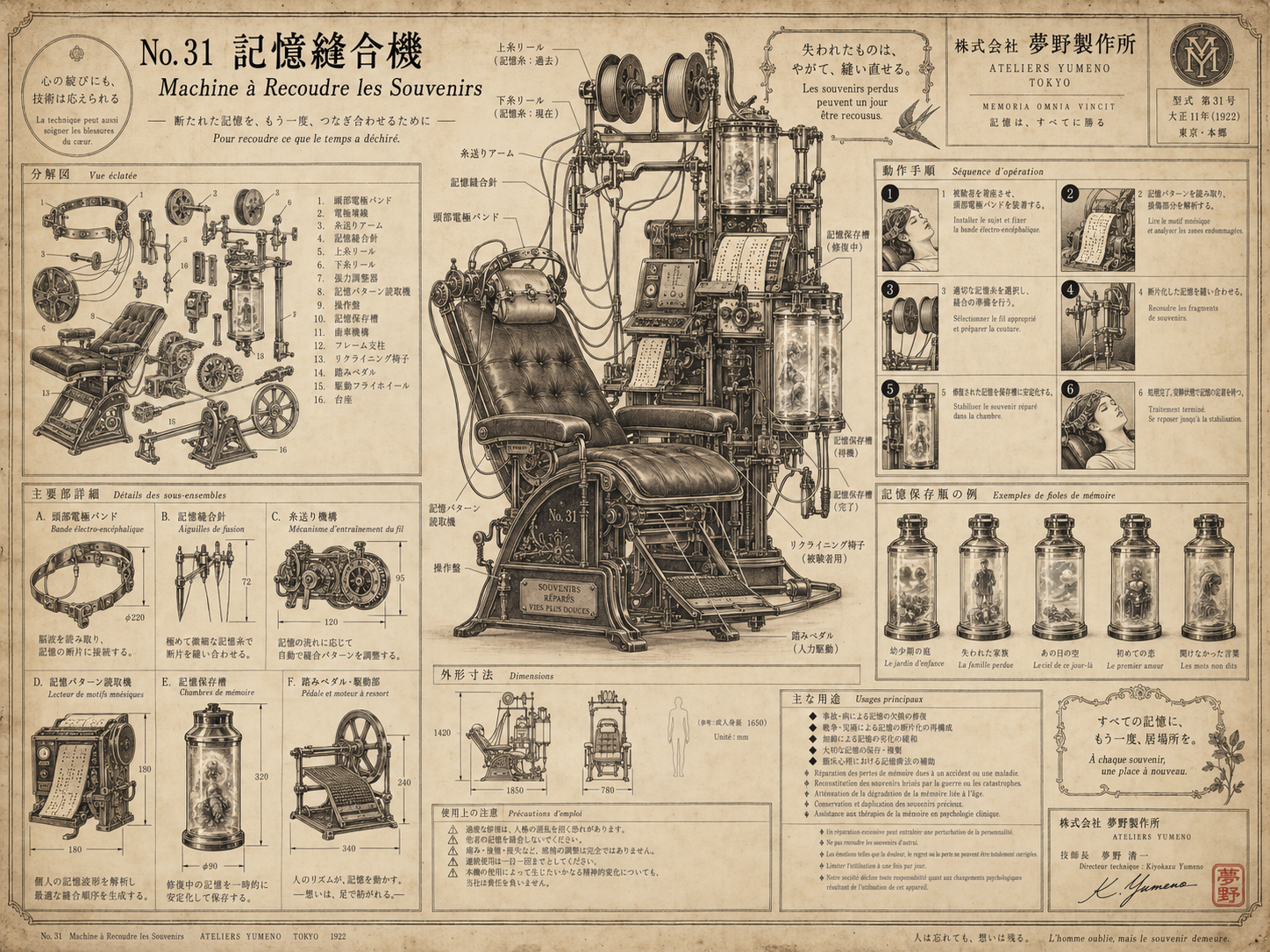 記憶縫合機