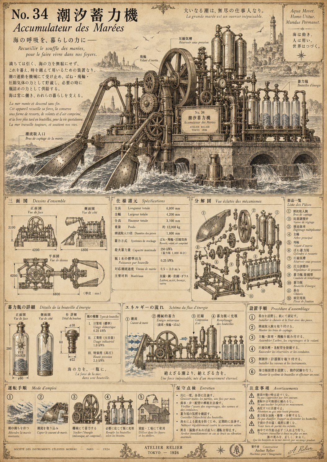 潮汐蓄力機