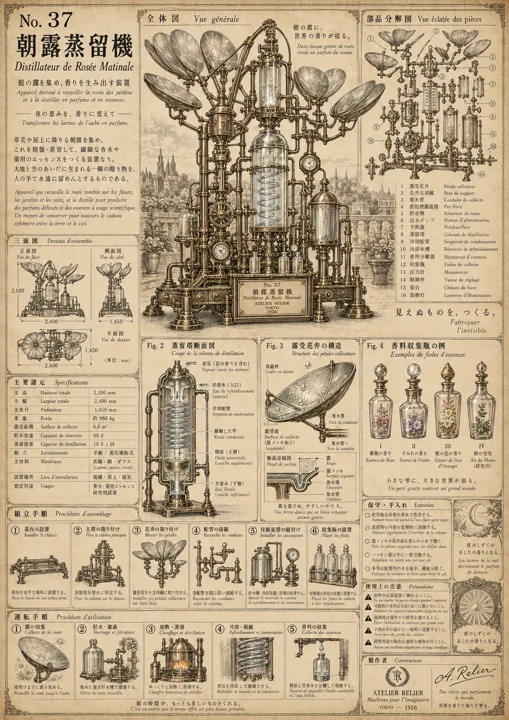 朝露蒸留機 設計図